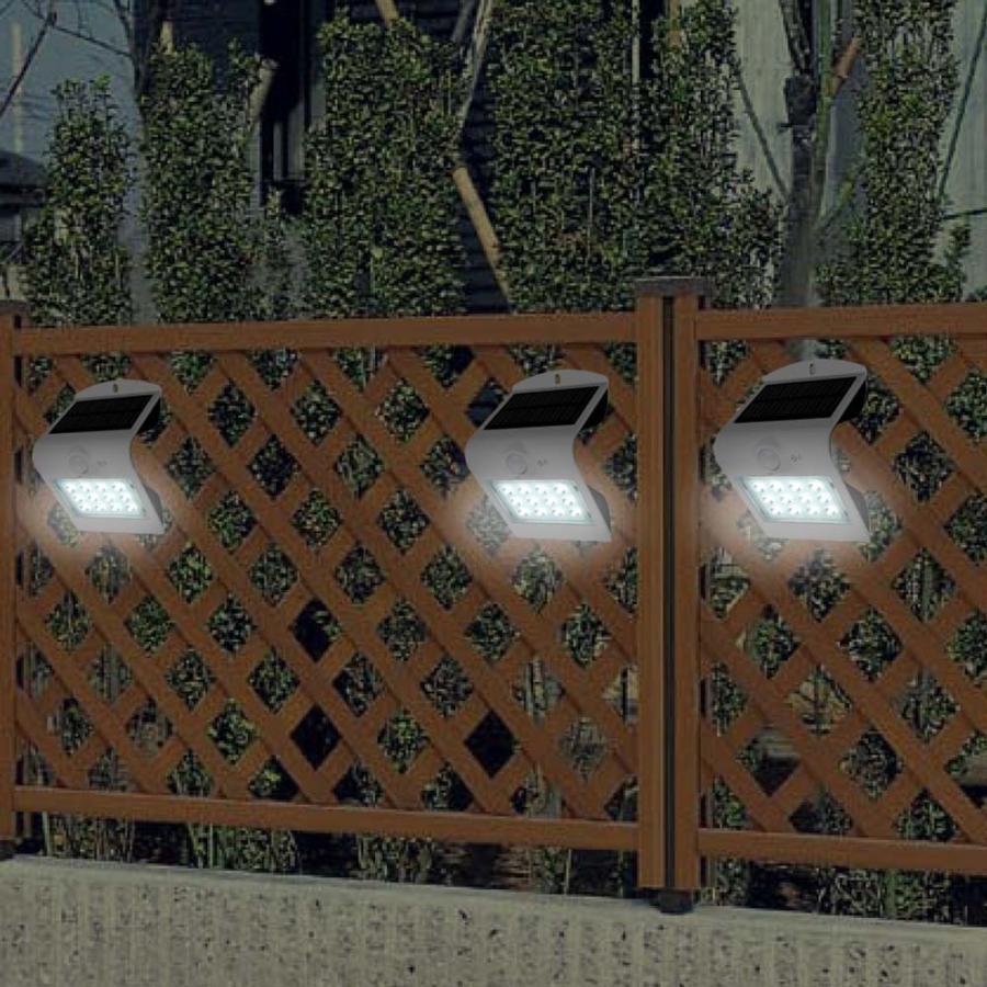 オンスクエア ソーラー充電式 センサーウォールライト OL-304W PLUS | ブランド登録なし | 05