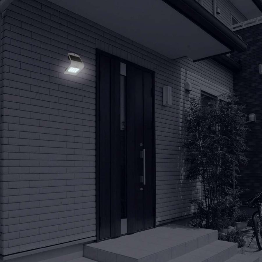 オンスクエア ソーラー充電式 センサーウォールライト OL-304W PLUS | ブランド登録なし | 06