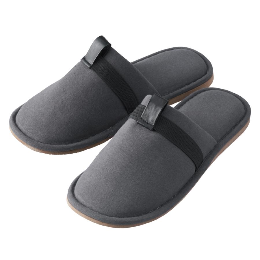 キングジム＜KING JIM＞ 日常で使える防災スリッパ Lサイズ グレー SLP30-L 災害 非常用 地震 災害 防災 | KING JIM