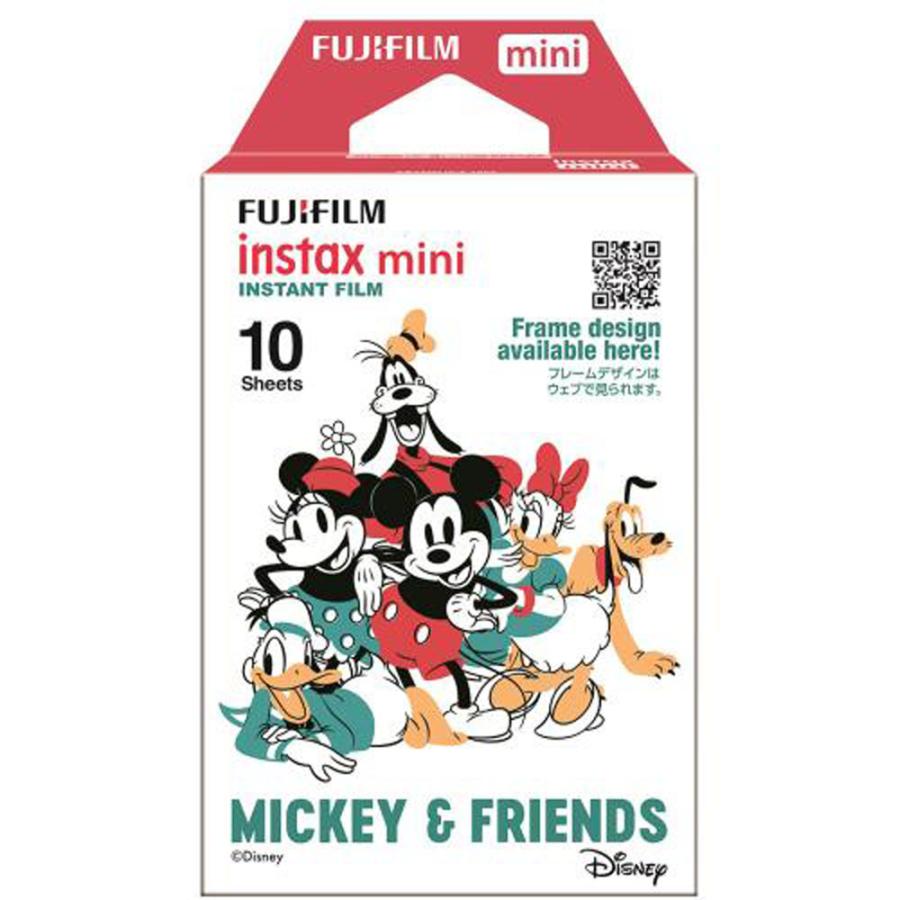 【欠品中:納期未定 入荷次第発送】FUJIFILM 富士フィルム チェキ用miniフィルム ミッキー＆フレンズ 10枚入り 16718099 | FUJIFILM