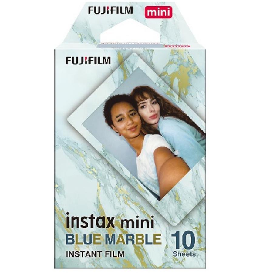 FUJIFILM 富士フィルム チェキ用miniフィルム ブルーマーブル BLUE MARBLE 10枚入り 16656461 | FUJIFILM