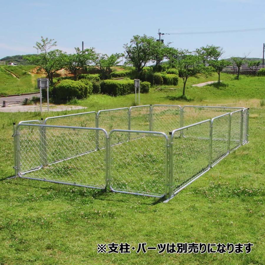 不二貿易 アメリカンフェンス 90cm×90cm 2枚セット【支柱・パーツ別売り】 56249 | 不二貿易 | 06