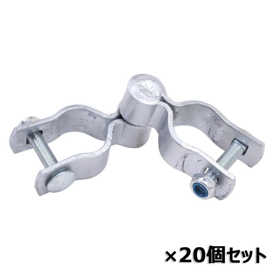 不二貿易 アメリカンフェンス用 回転ヒンジ パーツ 20個セット 56258 | 不二貿易