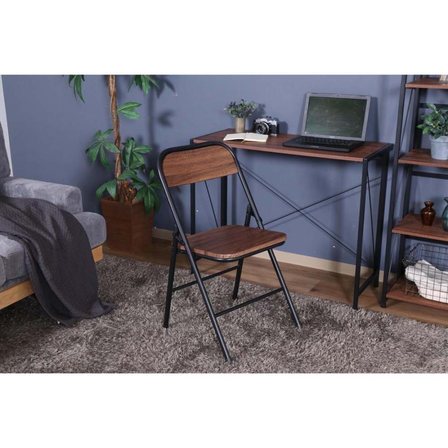 不二貿易 折りたたみチェア アロン ブラウン 2脚セット 73633 | 不二貿易 | 17