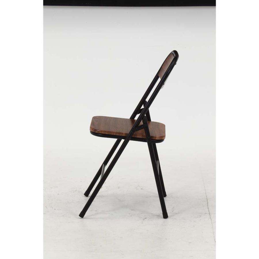 不二貿易 折りたたみチェア アロン ブラウン 2脚セット 73633 | 不二貿易 | 01