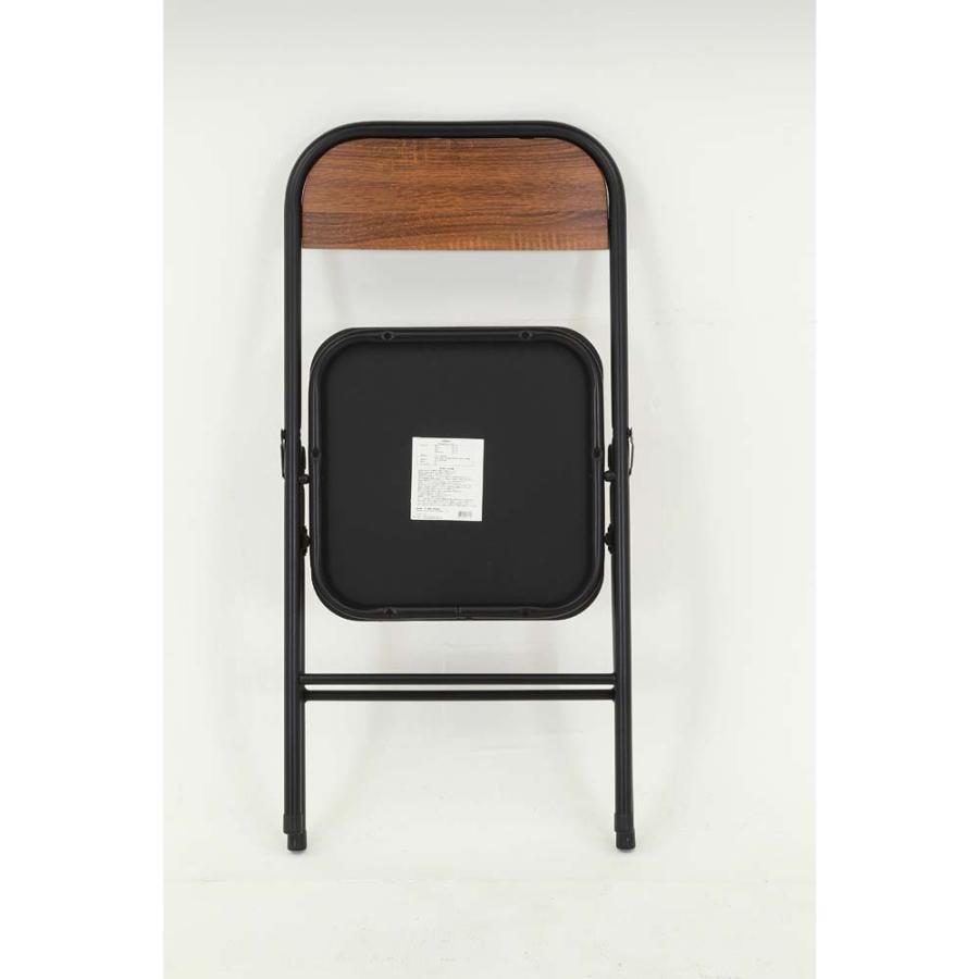 不二貿易 折りたたみチェア アロン ブラウン 2脚セット 73633 | 不二貿易 | 05