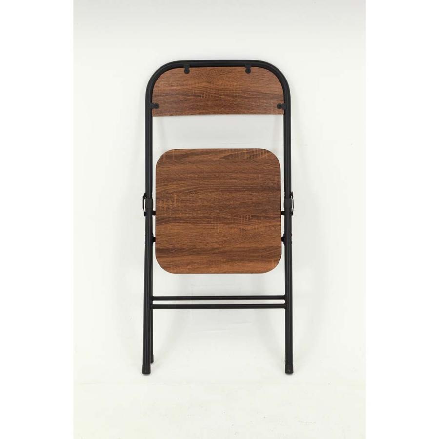 不二貿易 折りたたみチェア アロン ブラウン 2脚セット 73633 | 不二貿易 | 06