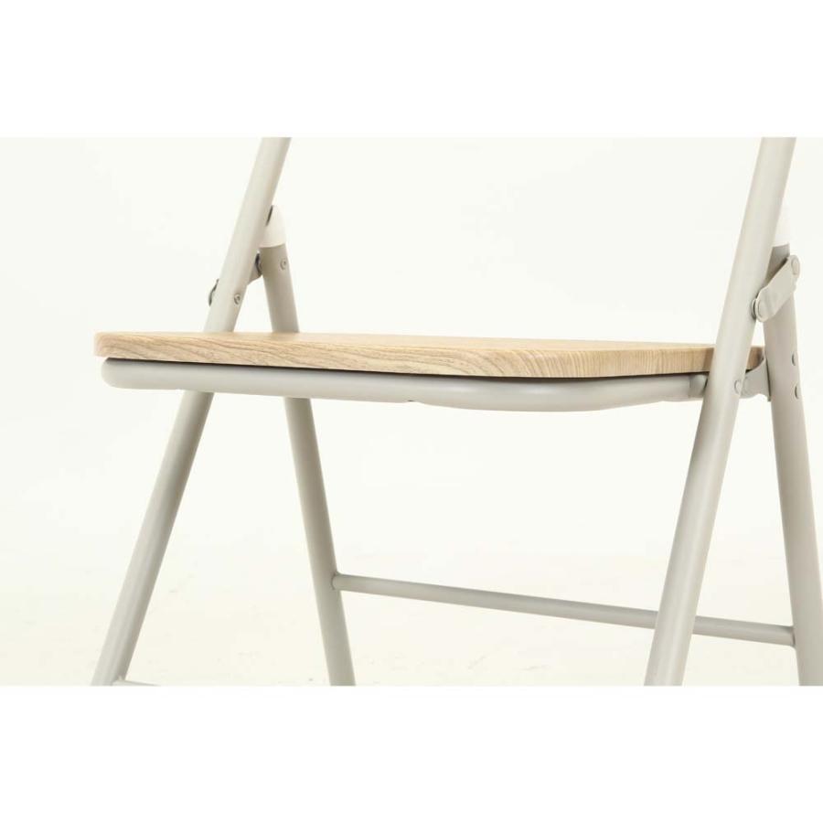 不二貿易 折りたたみチェア アロン ナチュラル 2脚セット 73634 | 不二貿易 | 02