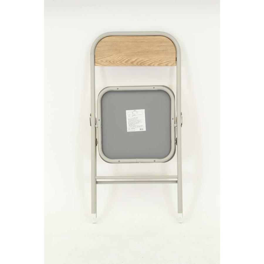 不二貿易 折りたたみチェア アロン ナチュラル 2脚セット 73634 | 不二貿易 | 08