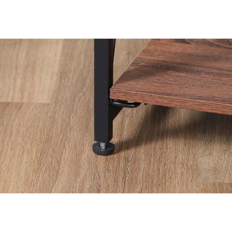 不二貿易 折りたたみシェルフ アロン3段 ブラウン 73638 | 不二貿易 | 16