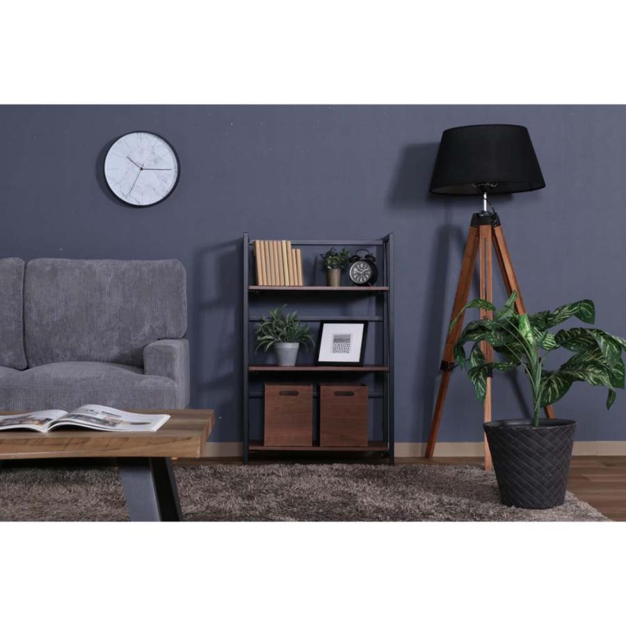 不二貿易 折りたたみシェルフ アロン3段 ブラウン 73638 | 不二貿易 | 17