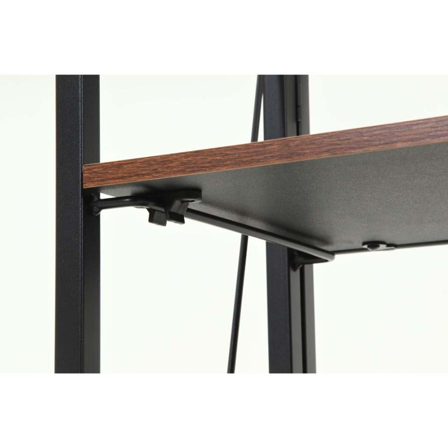 不二貿易 折りたたみシェルフ アロン3段 ブラウン 73638 | 不二貿易 | 02