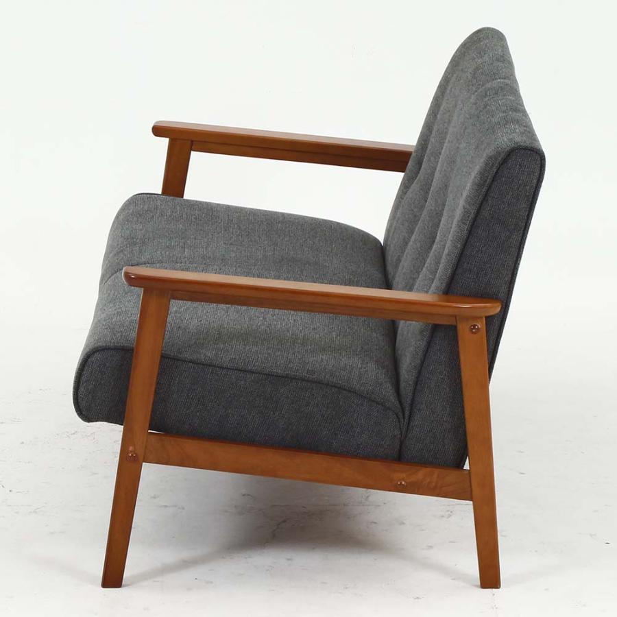 不二貿易 厚手ファブリックソファ ミート 2P グレー 73763 | 不二貿易 | 02