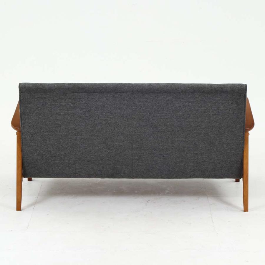 不二貿易 厚手ファブリックソファ ミート 2P グレー 73763 | 不二貿易 | 03