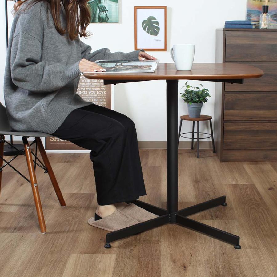 不二貿易 カフェテーブル レグナ 75×75 ブラウン 98932 | 不二貿易 | 05