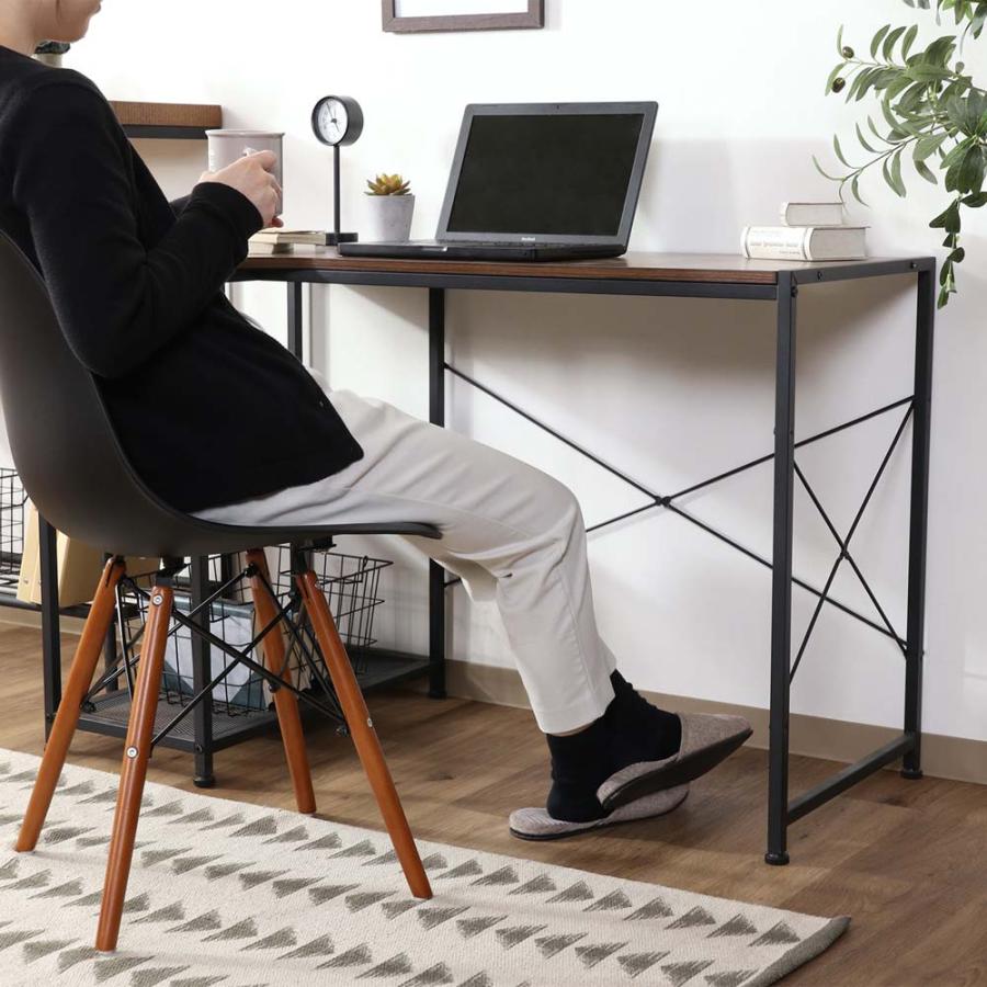 【欠品中:納期未定 入荷次第発送】不二貿易 左右組み換えコーナーデスク ルカ ブラウン 73614 | 不二貿易 | 05