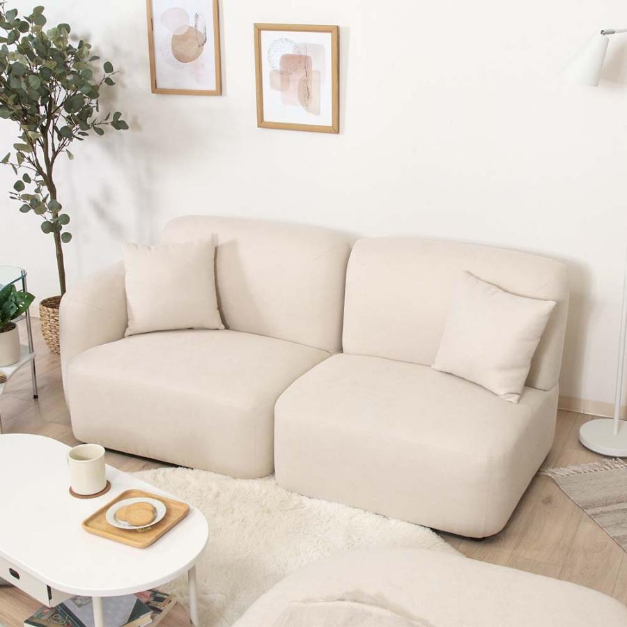 不二貿易 Chamill 1人掛けソファ アイボリー 41303 | 不二貿易 | 05