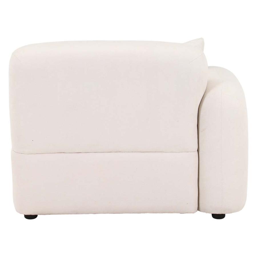 不二貿易 Chamill 1人掛けソファ(右肘) アイボリー 41304 | 不二貿易 | 02