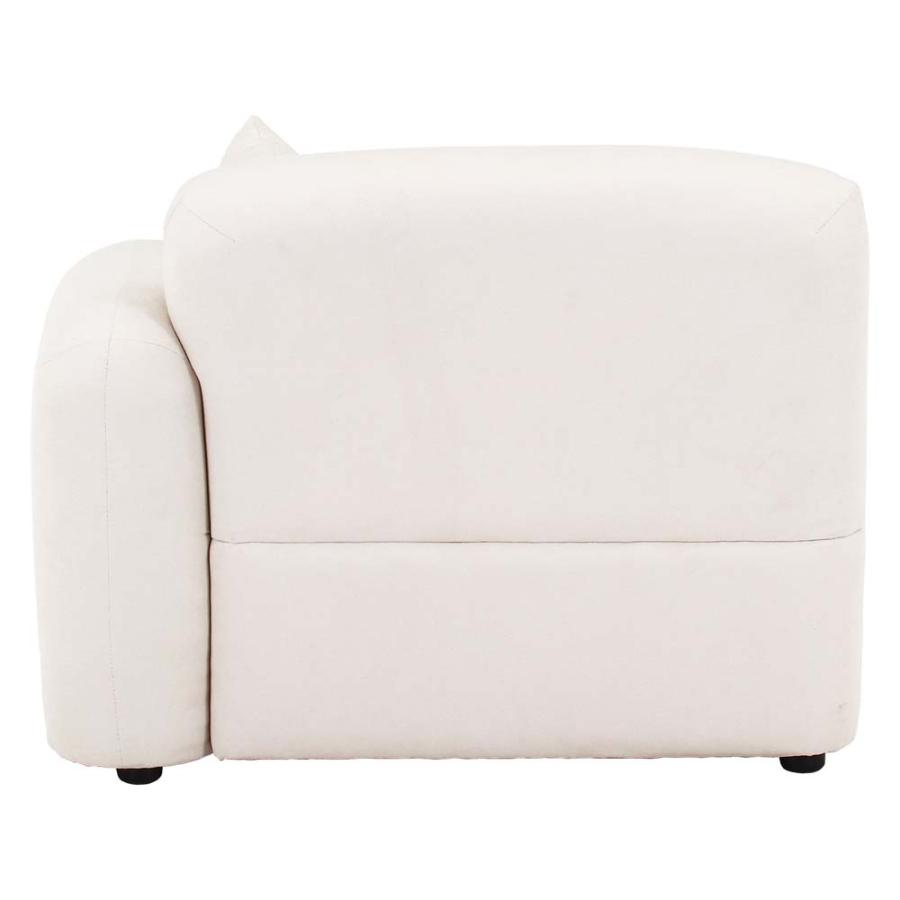 不二貿易 Chamill 1人掛けソファ(左肘) アイボリー 41305 | 不二貿易 | 02