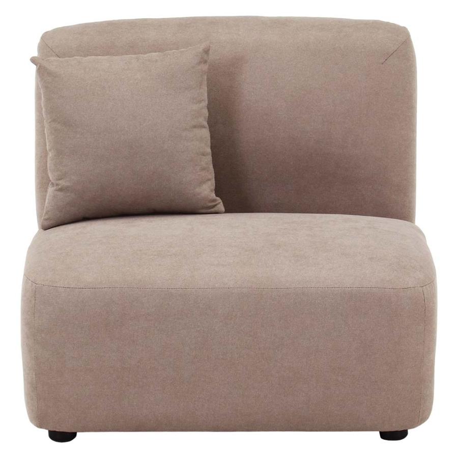 不二貿易 Chamill 1人掛けソファ グレージュ 41307 | 不二貿易 | 01