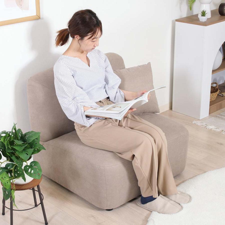 不二貿易 Chamill 1人掛けソファ グレージュ 41307 | 不二貿易 | 04