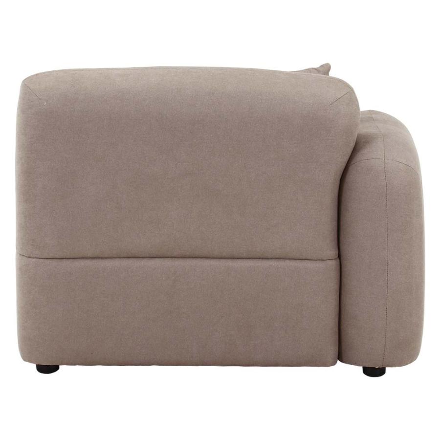 不二貿易 Chamill 1人掛けソファ(右肘) グレージュ 41308 | 不二貿易 | 02