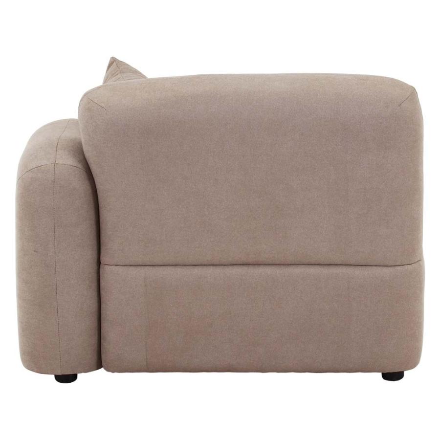 不二貿易 Chamill 1人掛けソファ(左肘) グレージュ 41309 | 不二貿易 | 02