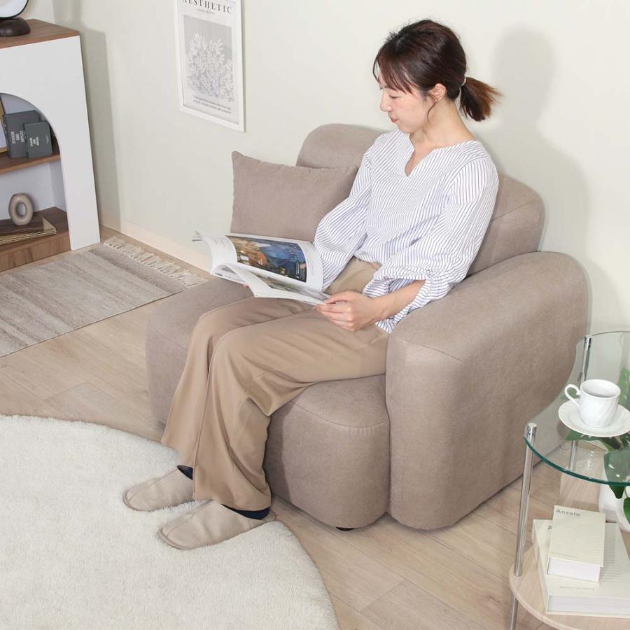 不二貿易 Chamill 1人掛けソファ(左肘) グレージュ 41309 | 不二貿易 | 04