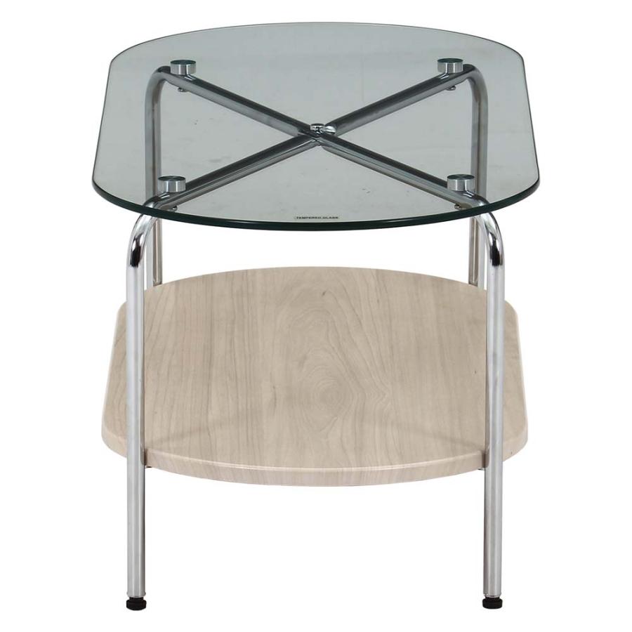 不二貿易 Chamill ガラスセンターテーブル 木目 41314 | 不二貿易 | 02