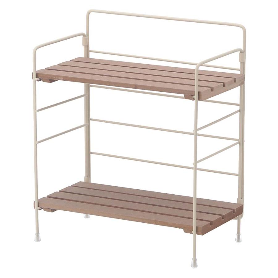 不二貿易 折りたたみラック リーブル アイボリー 38496 | 不二貿易
