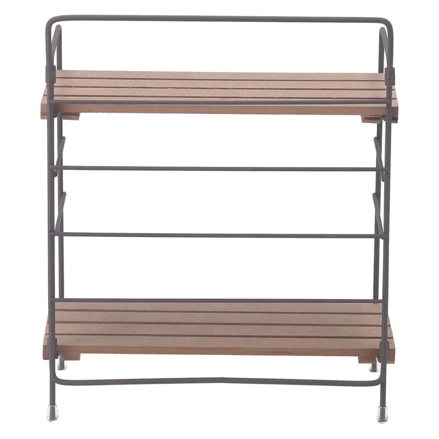 不二貿易 折りたたみラック リーブル ブラウン 38497 | 不二貿易 | 02