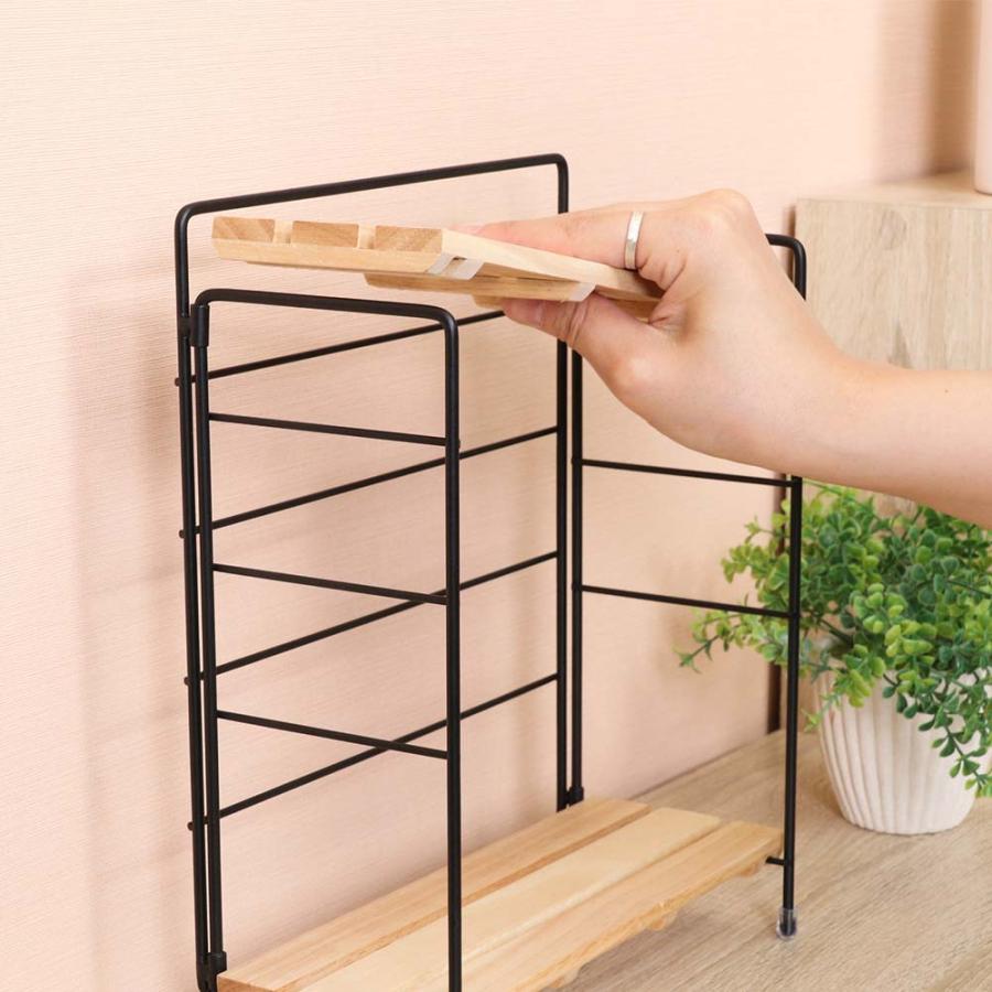 不二貿易 折りたたみラック リーブル ブラウン 38497 | 不二貿易 | 04