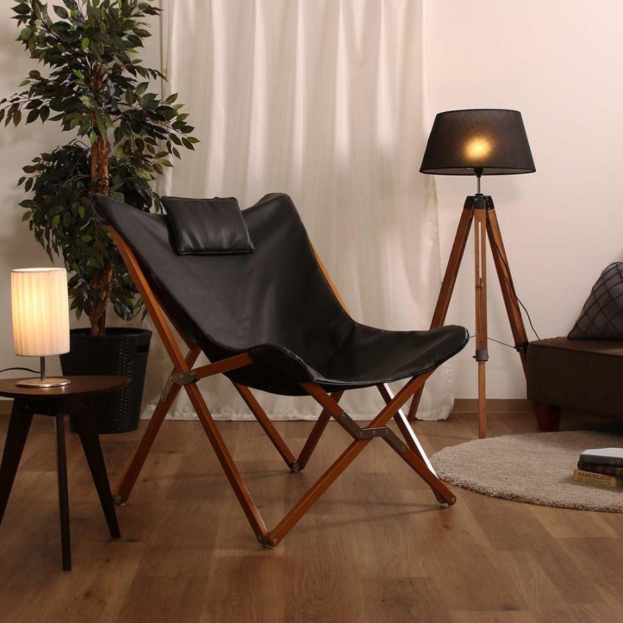 不二貿易 ラウンジチェア フロート ブラック 38532 | 不二貿易 | 06