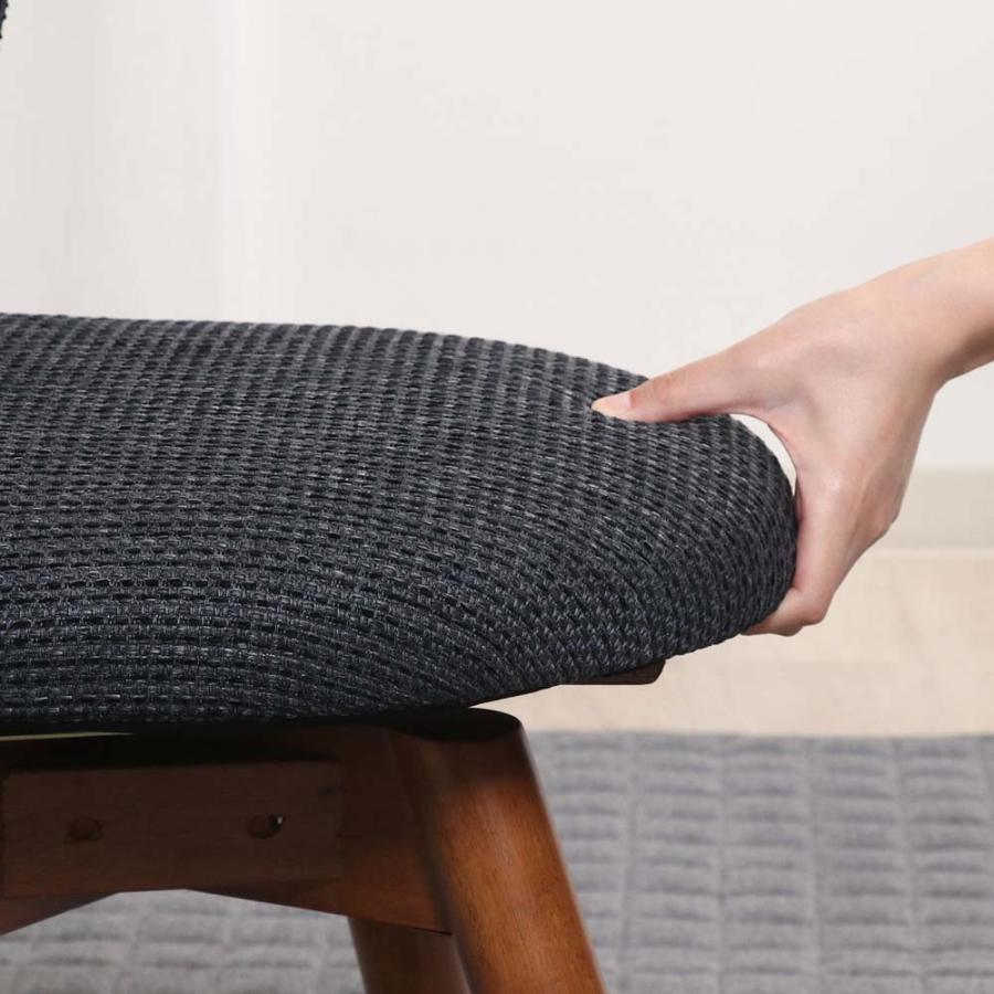 不二貿易 回転式 ダイニングチェア クラム ファブリック グレー 95465 | 不二貿易 | 04