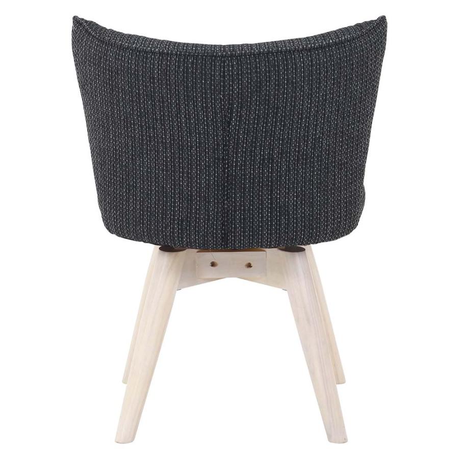 不二貿易 回転式 ダイニングチェア クラム ファブリック グレー 70567 | 不二貿易 | 03