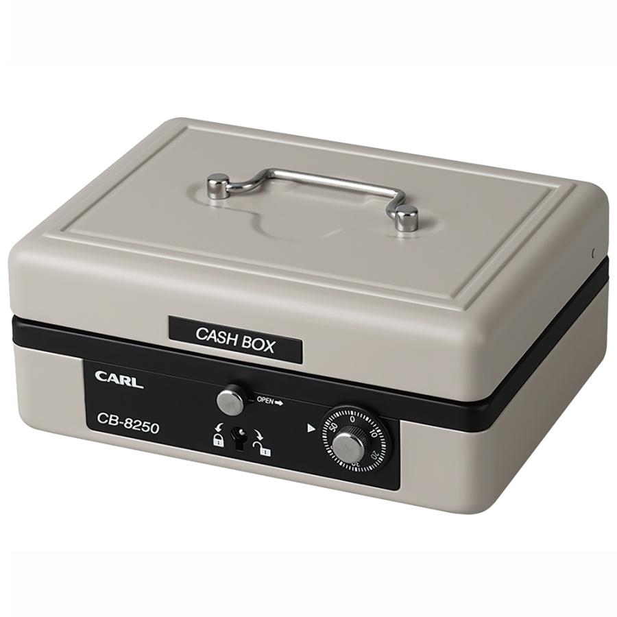カール事務器 手提げ金庫 キャッシュボックス そとレジ A6 グレー CB-8250-D 簡易レジ 貴重品 セキュリティ 物販 イベント | ブランド登録なし
