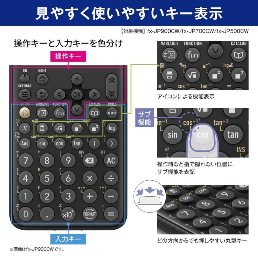 カシオ casio 関数電卓 ClassWiz スタンダード 10桁 fx-JP500CW-N | CASIO | 04