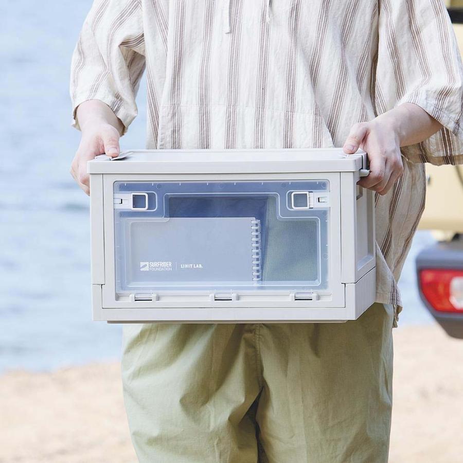 リヒトラブ LIHITLAB サーフライダーファウンデーションジャパン フォールディングコンテナ ＜OBP＞ 20L Sホワイト 20L A3220-0 | LIHIT LAB. | 05