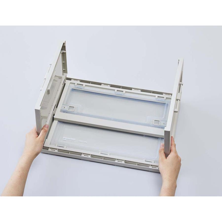 リヒトラブ LIHITLAB サーフライダーファウンデーションジャパン フォールディングコンテナ <OBP> 32L Sホワイト 32L A3222-0 | LIHIT LAB. | 02