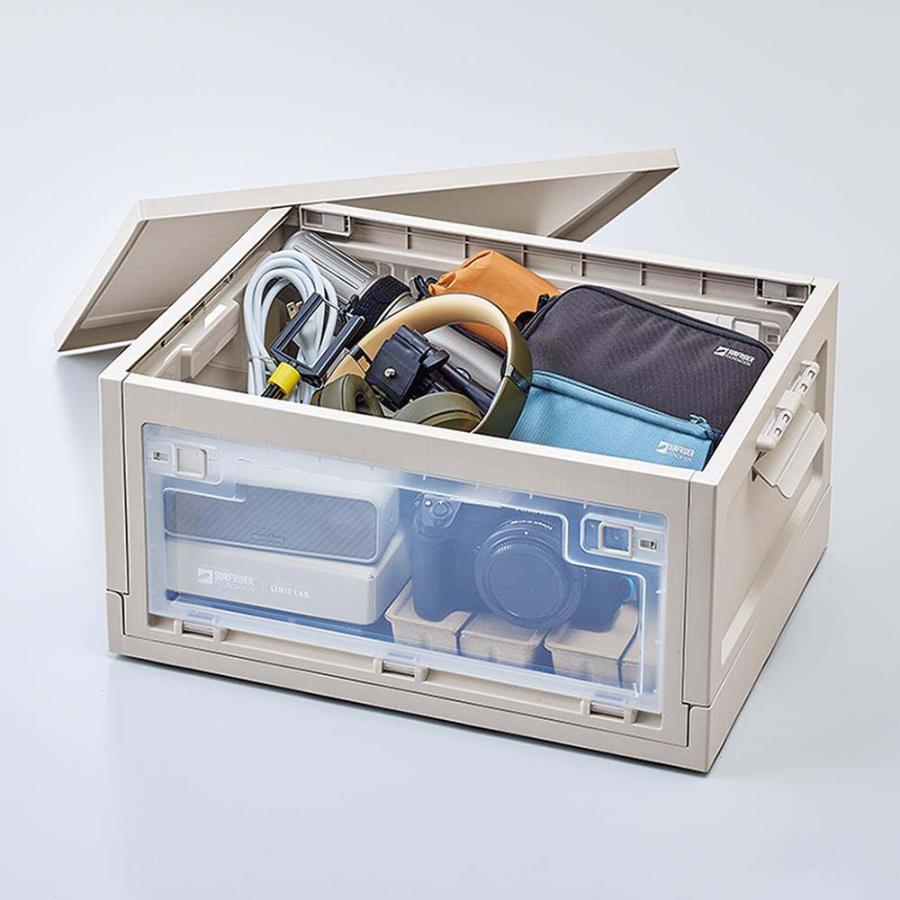 リヒトラブ LIHITLAB サーフライダーファウンデーションジャパン フォールディングコンテナ <OBP> 32L Aブラック 32L A3222-24 | LIHIT LAB. | 10