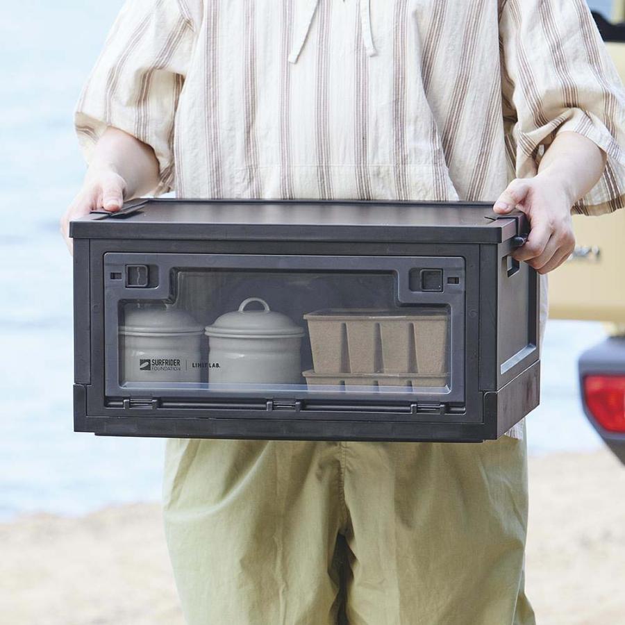 リヒトラブ LIHITLAB サーフライダーファウンデーションジャパン フォールディングコンテナ <OBP> 32L Aブラック 32L A3222-24 | LIHIT LAB. | 07