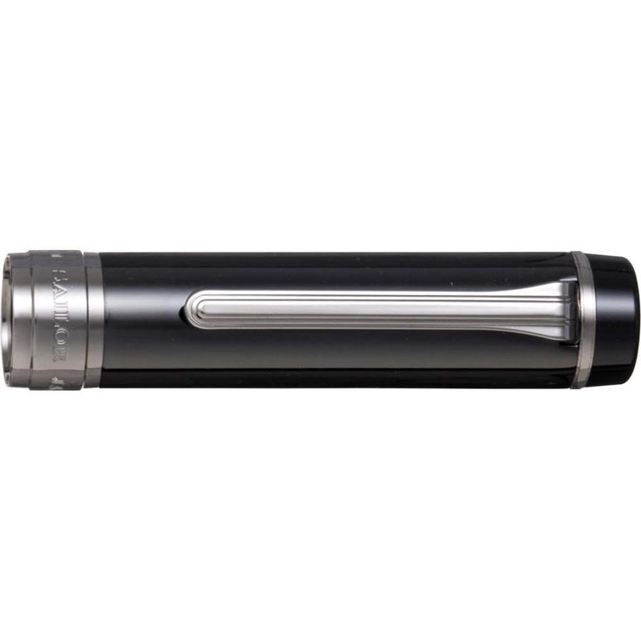 【欠品中:納期未定 入荷次第発送】セーラー万年筆 sailor CYLINT 万年筆 ブラックステンレス 中字 ブラックステンレス くろがね 中字 | セーラー万年筆 | 04