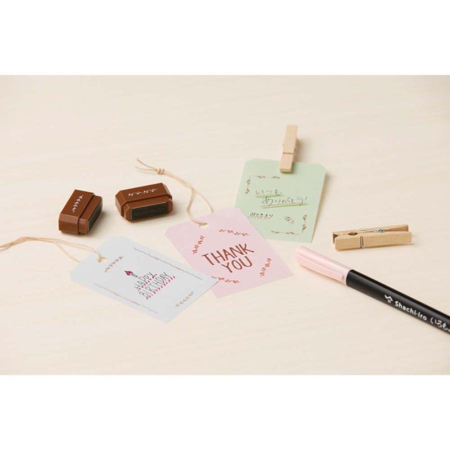 シャチハタ Shachihata 4連結スタンプ nototo join ノトトジョイン ふきだし ブラウン PEL-JB1/H | ブランド登録なし | 10