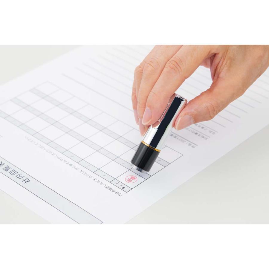 シャチハタ Shachihata ネーム印 ネーム9 メールオーダー式 ブラウンM XL-9/CM4(MO) | ブランド登録なし | 02