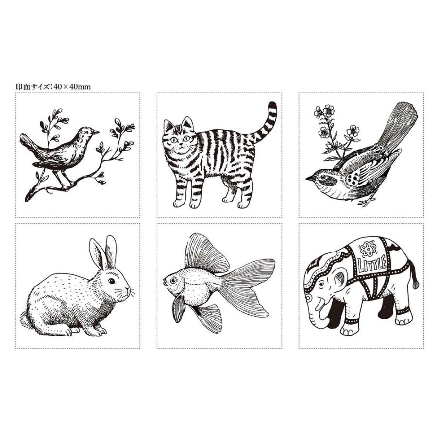 シャチハタ Shachihata ファインカラー スタンパーセット ドウブツ TTM-FH/S2 | ブランド登録なし | 01