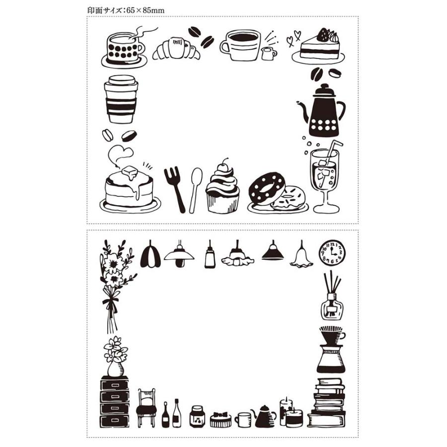 シャチハタ Shachihata ファインカラー スタンパーセット フレームA TTM-FH/S5 | ブランド登録なし | 01