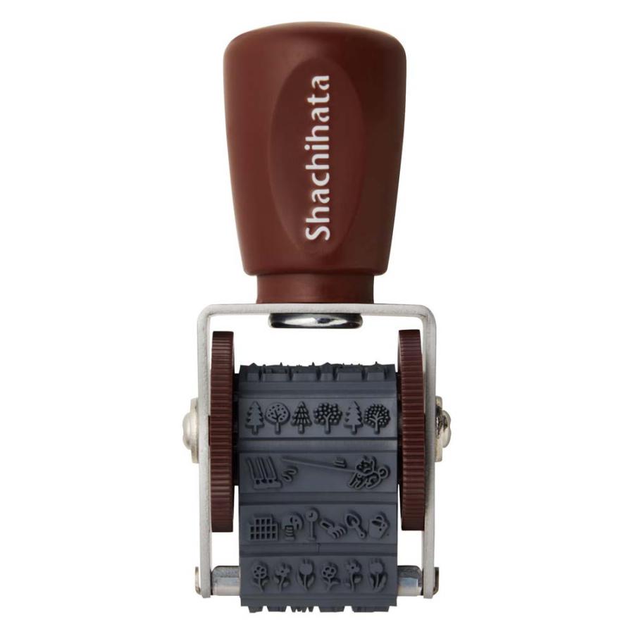 シャチハタ Shachihata 回転デコレーションスタンプ mini 散歩 NDR-15A4 | ブランド登録なし