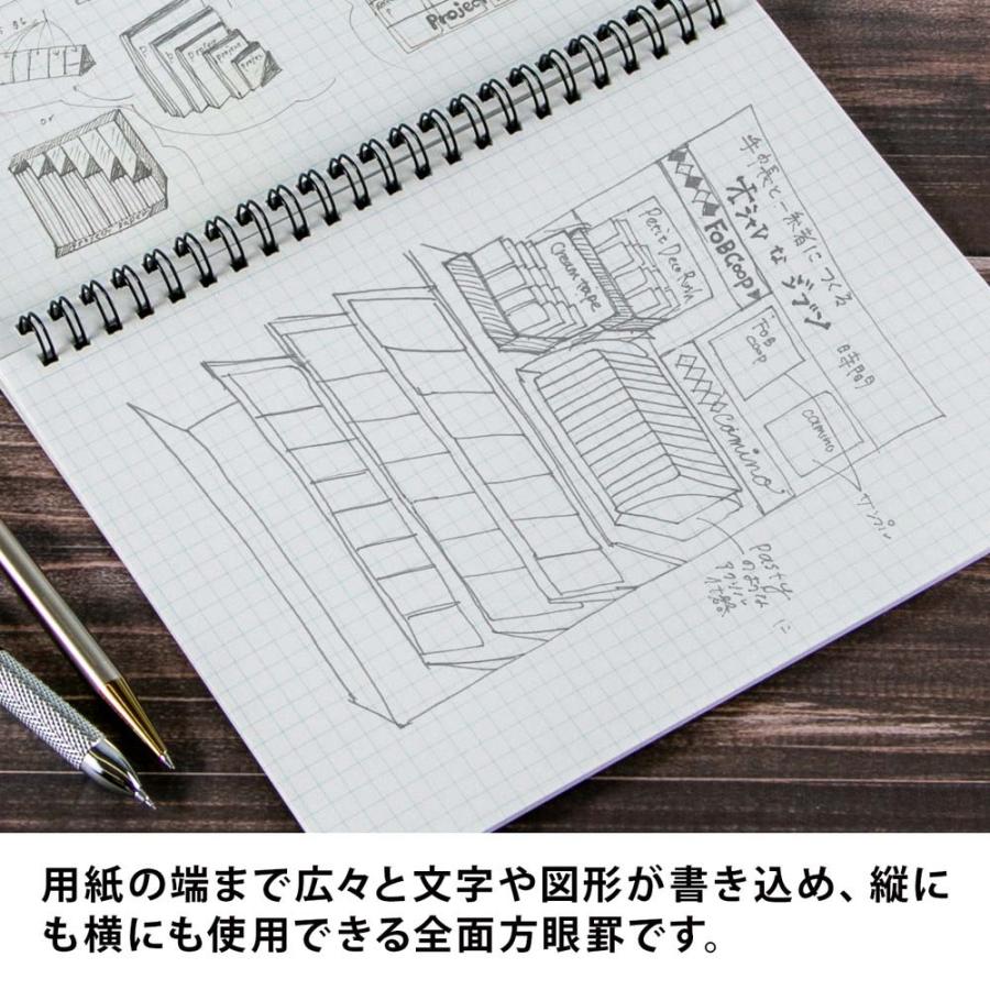 オキナ okina プロジェクトリングノート A5 PNA5S メモ イラスト 就活 リモートワーク オンライン 在宅 パソコン | OKINA | 04