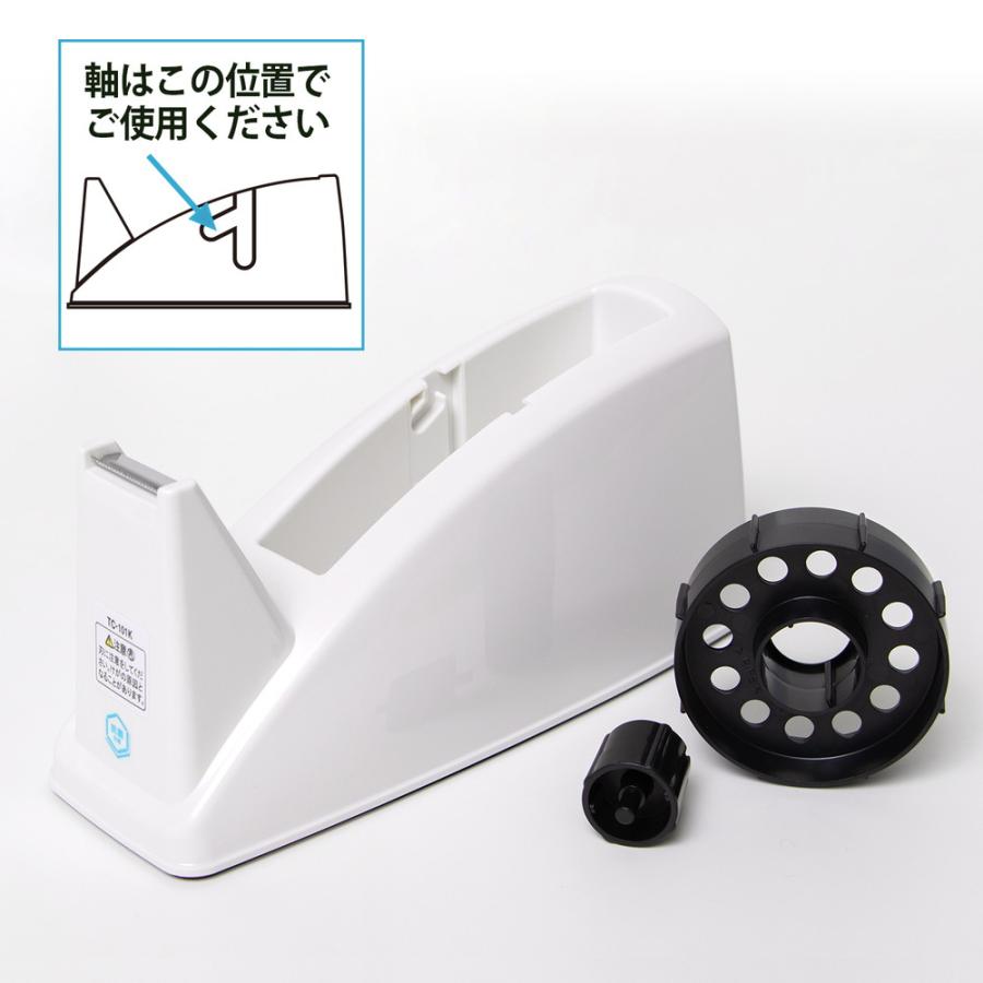 プラス PLUS テープカッター プーリー 101E / K用 TC-003 31-270 交換 ブラック | PLUS | 04