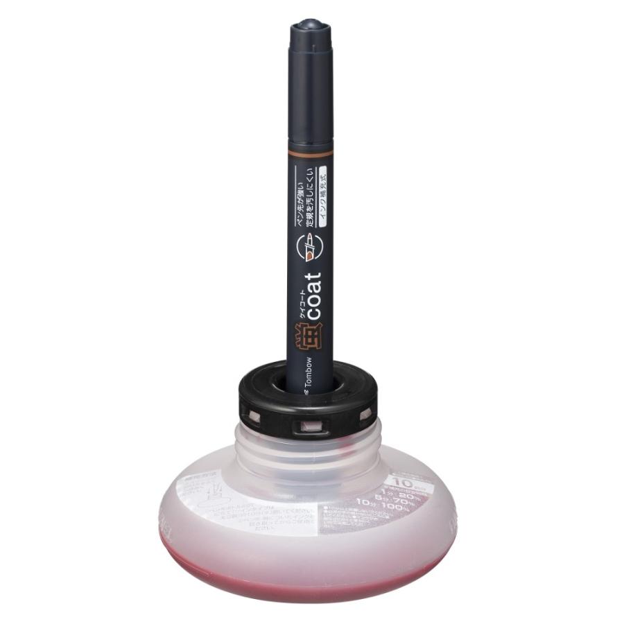 トンボ鉛筆 蛍光マーカー補充インク 蛍コートチャージャー 茶 WA-RI31 | トンボ鉛筆 | 02